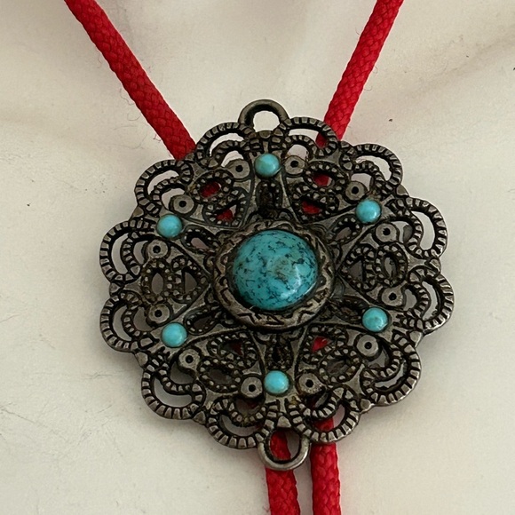 4/$100 Bolo red rope tie for rodeo cowboy accessories 38 inches 🏇 - Picture 1 of 7